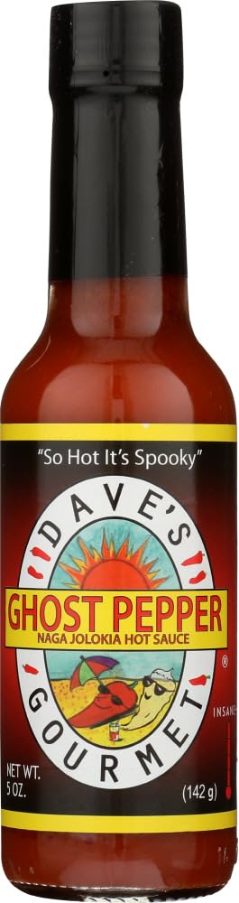 Dave's Gourmet Ghost Pepper Jolokia Hot Sauce, Pack of 1