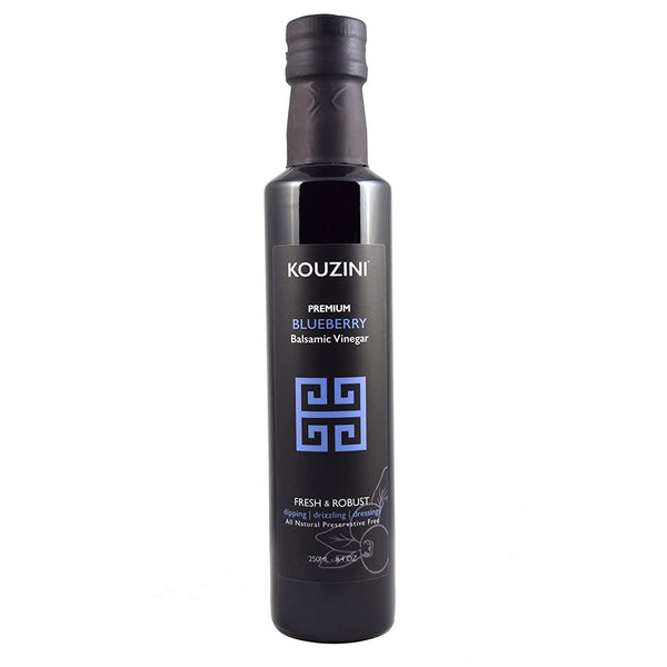 Kouzini Ultra Premium Blueberry Balsamic Vinegar, Aged Balsamic Vinegars from Modena, Italy,