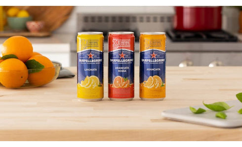 Pack 11.15 Oz (12 Pack) San Pellegrino Sparkling Fruit Beverages Variety Sampler - Fl Cans - In Sanisco Box