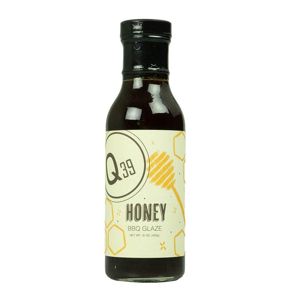 Q39 Honey Kansas City BBQ Glaze Sauce, 15 oz