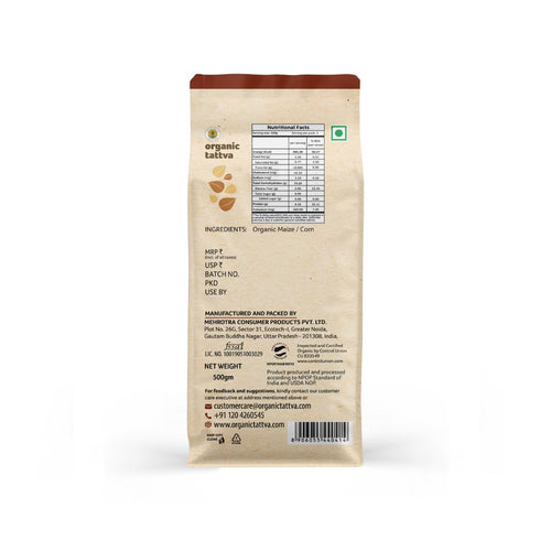 500g Organic Tattva Corn Flour USDA Certified