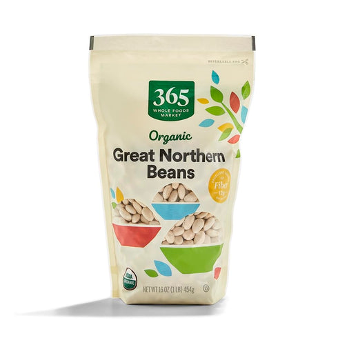 365 by Whole Foods Market, Organic Great Northern Beans, 16 Ounce