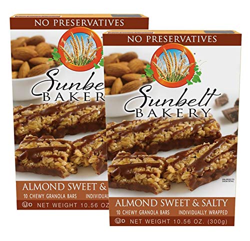 Sunbelt Bakery Almond Sweet & Salty Chewy Granola Bars, 10 Bars In