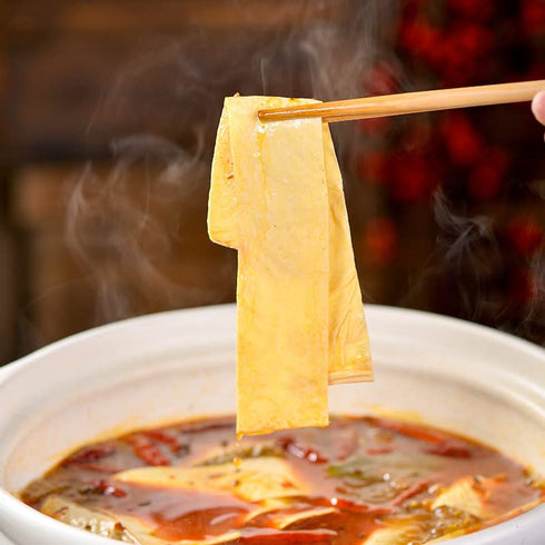 ZAYEMAIBUHAO 120g Tofu skin, China specialty snacks, dry goods, soy products, yuba, Dried Fried Soybean Tofu Skin Vegan