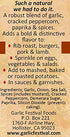 24 oz. Garlic Festival Foods Garlic & Cracked Peppercorn