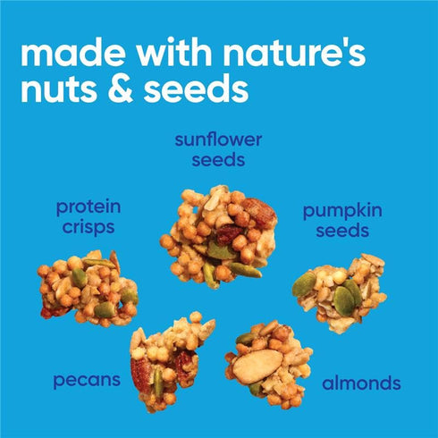 17g Pack, 8 oz. 3 Count NuTrail Protein Nut Granola Cereal, Variety No Sugar Added, Keto, Low Carb, Gluten Free, Grain