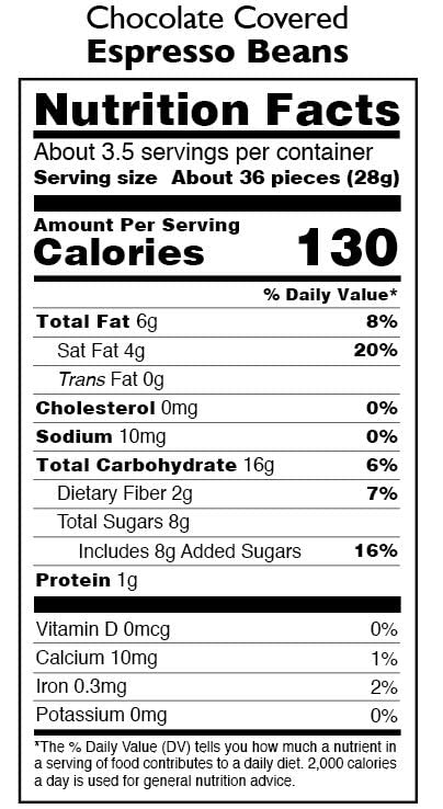55% 3.5 (4 Count), TAZA chocolate Organic Chocolate Covered Espresso Beans, Dark Chocolate, Ounce Vegan