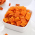 HUANYOUREN 500g (17.63oz.) Dried carrots Dehydrated diced carrots and dried vegetables Air-dried vegetable soup Camping