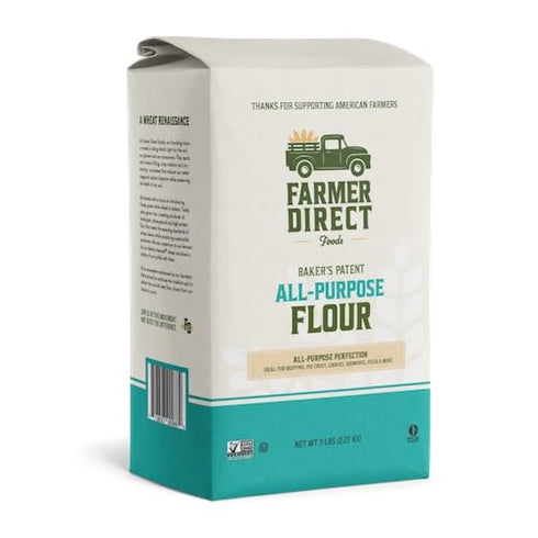 10 LBS All Purpose Flour | Farmer Direct Foods | Bread | | Non-GMO | Made in USA | Pantry Staple | Unbleached