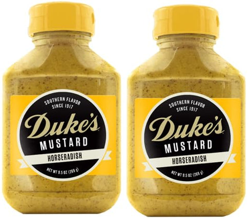 Generic HORSERADISH MUSTARD, (2 bottles, 9.5 oz. each)