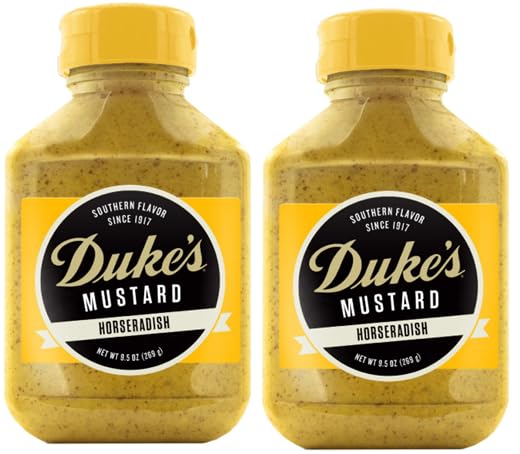 Generic HORSERADISH MUSTARD, (2 bottles, 9.5 oz. each)