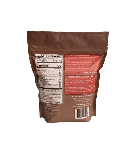 Granite Mill Farms 30 oz 4 Pack Organic Sprouted Flour Collection, Stone-Milled Whole Grain, Hard Red Wheat, Hard White