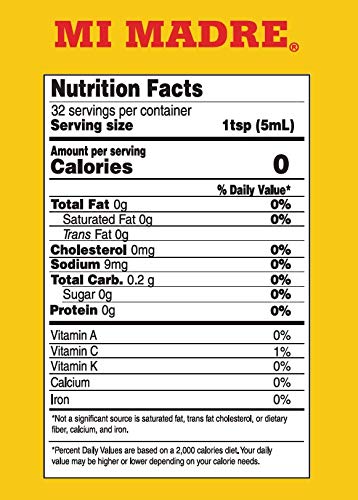 100 5 (Pack 1) Mi Madre Pique Hot Sauce, Handcrafted in Puerto Rico, Percent Natural, Ounce