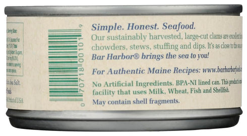 Bar Harbor 6.5 OZ(Pack 2) Clams Chopped