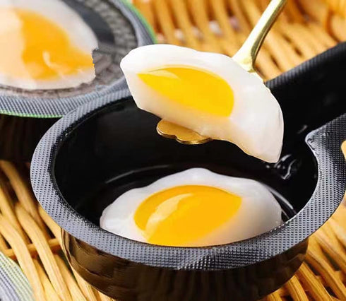 ZZLEEZYO 20 14oz Chinese Creativec Snack Egg Shape Jelly with Popping Candy pcs/about