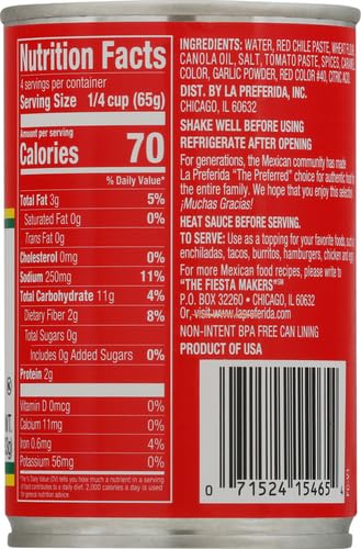 La Preferida Mild Enchilada Sauce, 10 oz