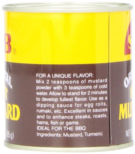 S&B 3-Ounce Oriental Hot Mustard Powder