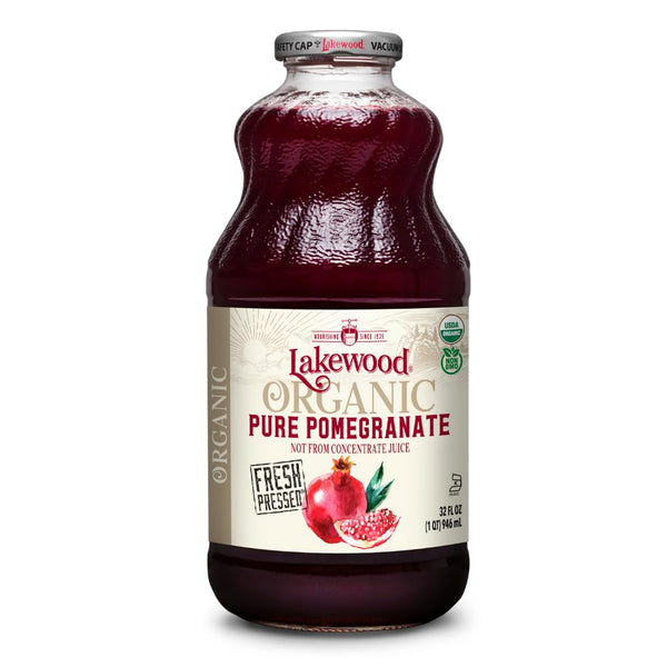 Lakewood, Organic Pure Pomegranate Juice, 32 Fl Oz Bottle
