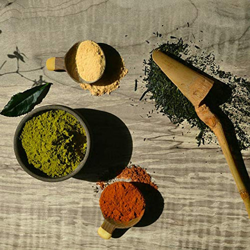 SAKU Maca Cocoa Jade Matcha Latte Blend, Super Food Tea, 2.1 oz Bag