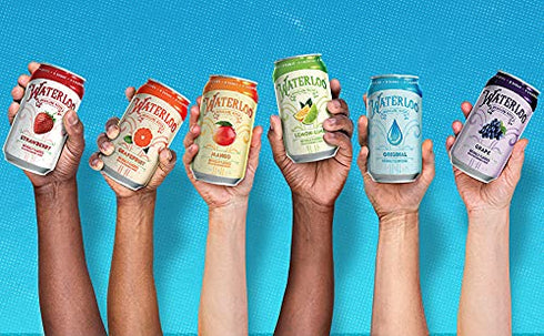 ADVENTURE BOX 8 Pack, 12 Oz Pack 8 Waterloo Sparkling Water, Flavors Variety Naturally Flavored, Zero Calories | Zero