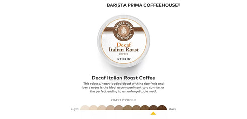 Barista Prima (48-Count) Keurig Coffeehouse Decaf Italian Roast Coffee K-Cups