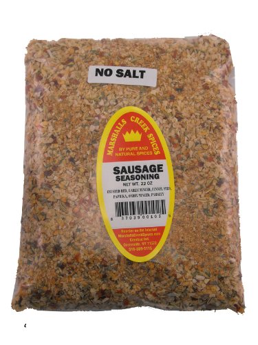 XL REFILL Marshalls Creek Spices Sausage No Salt Seasoning, 22 Ounce