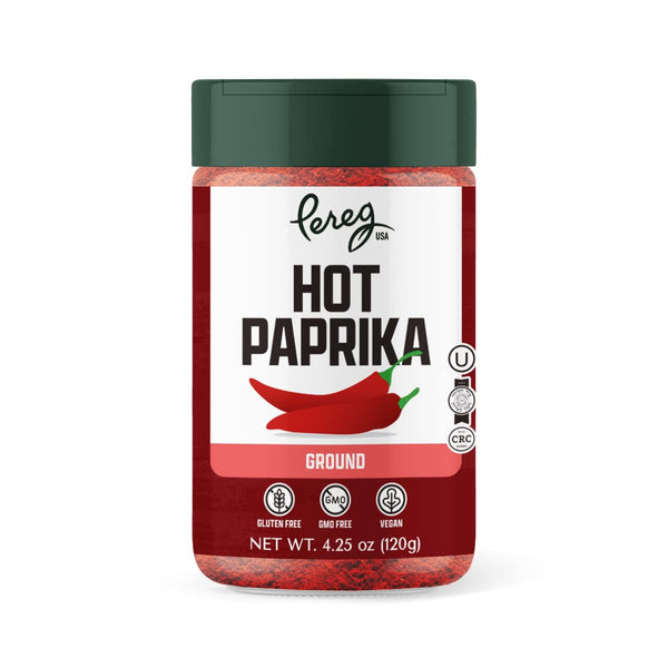Pereg Hot Paprika Powder (4.25 oz) - Non-GMO, Gluten-Free Gourmet Spice