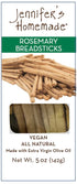 5 OZ JENNIFERS HOMEMADE Rosemary Breadsticks, VEGAN All Natural, Made with extra virgin olive oil, Crunchy