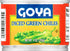 4 Oz Goya Diced Green Chiles Fire Roasted
