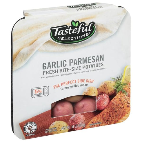 Tasteful Selections , Garlic Parmesan Fresh Bite Size Potatoes, 16 Ounce