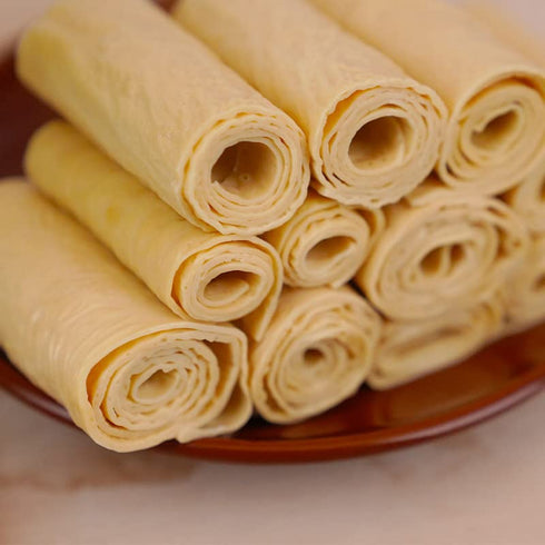ZAYEMAIBUHAO 120g Tofu skin, China specialty snacks, dry goods, soy products, yuba, Dried Fried Soybean Tofu Skin Vegan