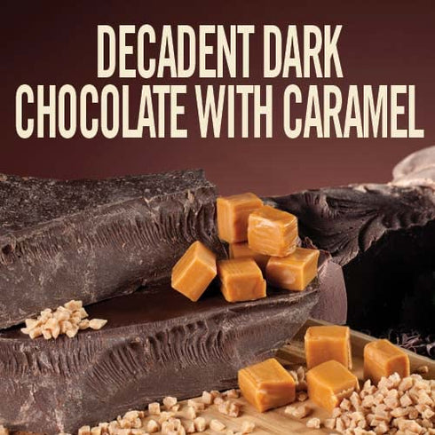 14 oz Castle Kitchen Sugar Free Caramel Dark Hot Chocolate - Premium Plant Based, Dairy Free, Gluten-Free, Vegan Hot
