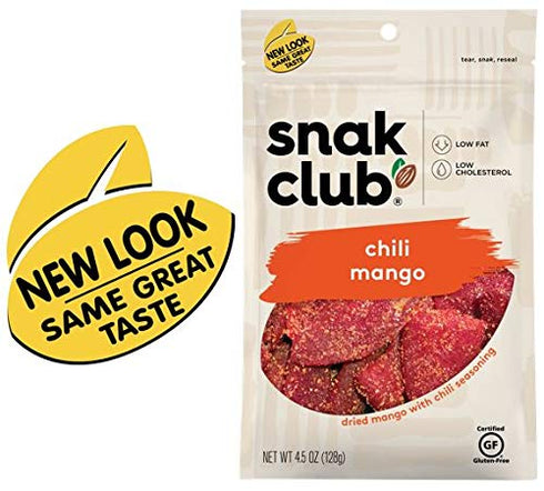 4.5 6 Count (Pack 1) Snak Club Chili Mangos, Ounce