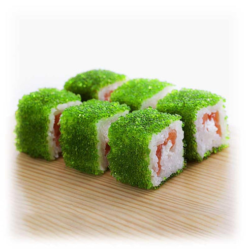 Wasabi Tobiko Premium Green Flying Fish Roe with Mild Wasabi Crunch (50g