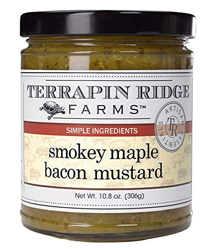 Terrapin Ridge Farms Smokey Maple Bacon Mustard with Bold Spices 10.8 Ounce