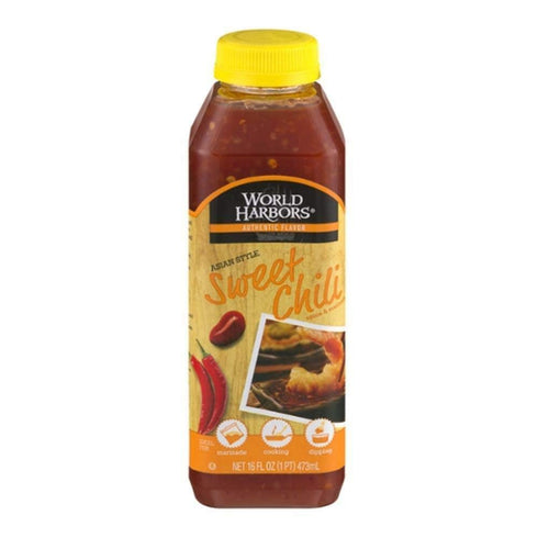 World Harbors-Sweet Chili Marinade And Sauce, Pack of 6 (16 oz bottles)