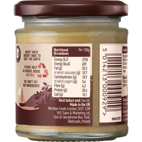 Meridian 170g Smooth Cashew Butter