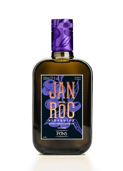Pons. Janiroc. Organic Extra Virgin Olive Oil. Arbequina. 500ml (16.91oz).