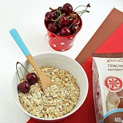 400 14.12 OZ (6 Pack) Skvira Oat Flakes Instant GMO Free No Added Sugar Halal Certificate gr /