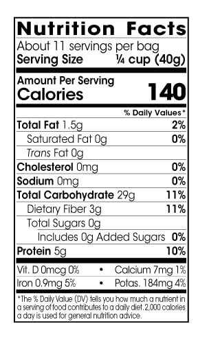 Pureliving 16 (Pack 2) Organic Sprouted Buckwheat - Whole Grain - Ounce Bag of - A Pseudo-cereal rich in vitamins
