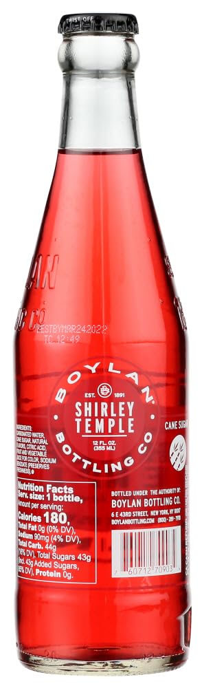 Boylan 12 (Pack 6) Soda Shirley Temple - FO