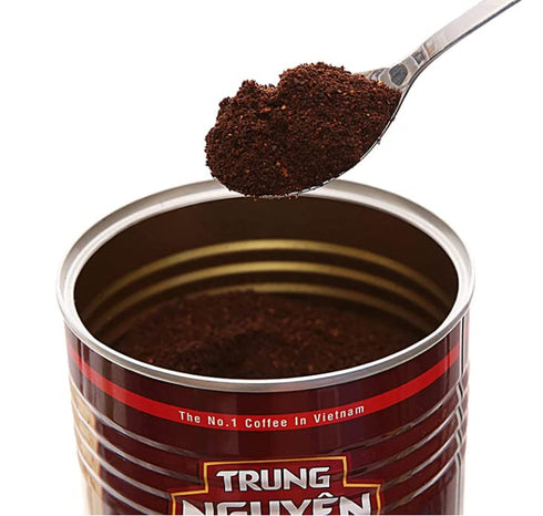 Trung Nguyen 15 oz (Pack 2) Premium Blend Roasted Ground Coffee Blend Strong and Bold Arabica & Robusta Chocolate