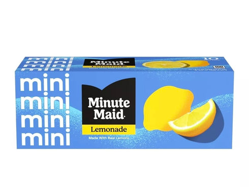 7.5 oz 30 Pack Minute Maid Lemonade, Cans