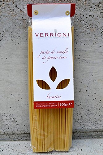 Homeplace Gourmet Bucatini Durum Wheat Pasta by Verrigni-- Two (2) 500g Bags