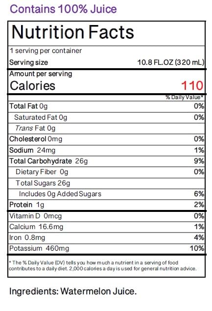24-Pack Namai Pure Watermelon Juice, No Added Sugar