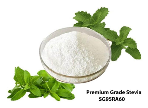 Generic 95% RA60 60 Stevia Sweetener Stevia Leaf Extract Powder Sugar Substitute Steviol Glycosides Rebaudioside-A