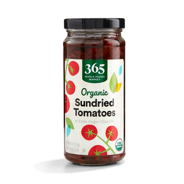 365 by Whole Foods Market, Organic Sundried Tomatoes In Olive Oil, 8.5