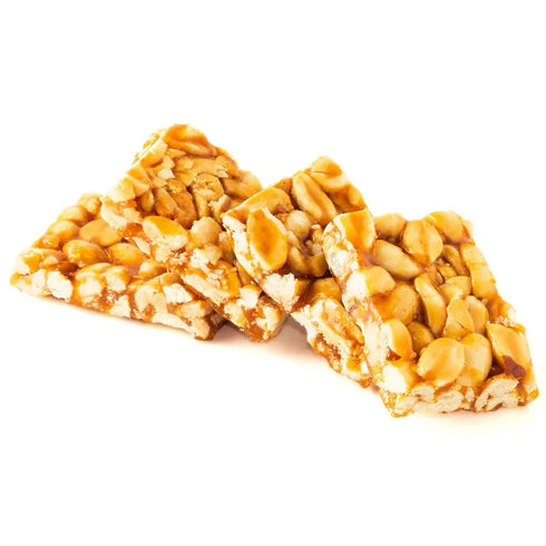 3 NY Spice Shop Peanut Honey Bars - Pound Roasted Peanut Crunch Candy Bars - Sweet and Salty Snack Squares