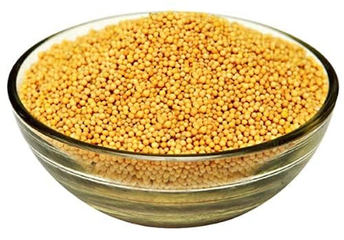 100% (300, Yamkay White | Yellow | Mustard Seeds | Non-GMO, Gluten Free, Raw, Sourced from India, For Cooking, Pickles