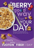 Generic 17.7 Oz Pack 3 Cold Breakfast Cereal - Vegan Protein - Fiber Cereal - Mixed Berry Crunch byKashi- Box